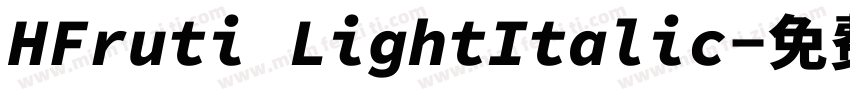 HFruti LightItalic字体转换